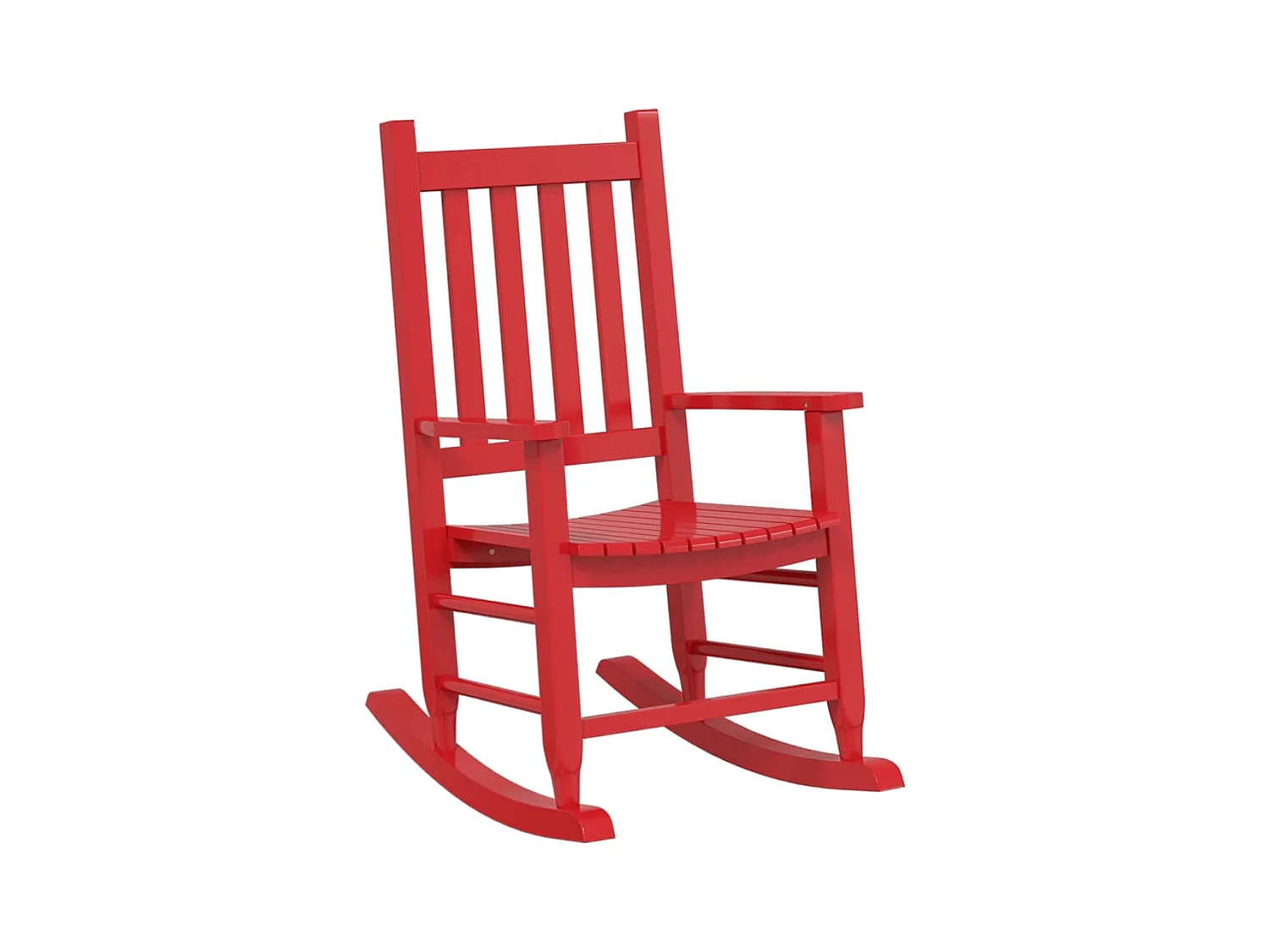 Chaise à bascule pour bois marron 49 x 66.5 x 85.5 cm DEC028941
