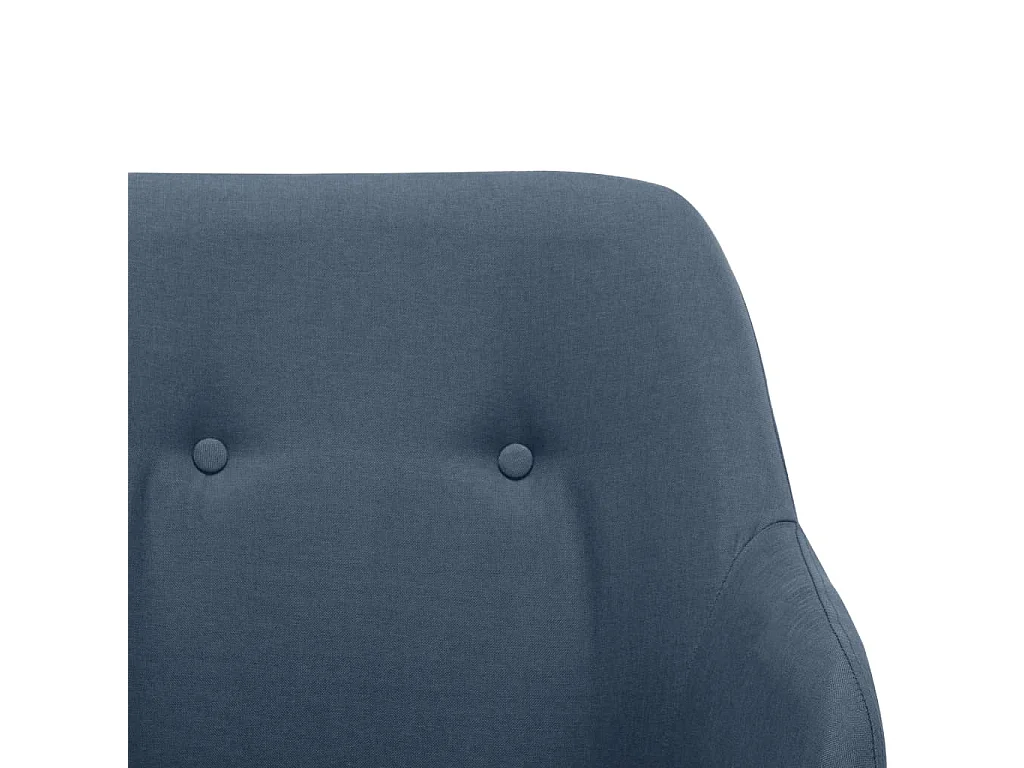 Fauteuil à bascule d'allaitement tissu bleue 60 x 71 x 79 cm DEC028898