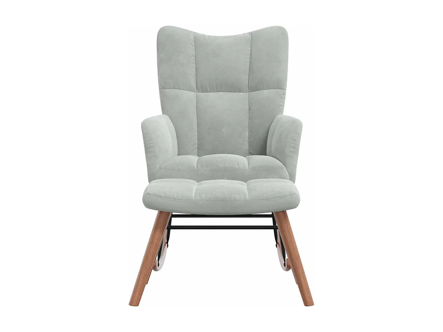 Fauteuil à bascule d'allaitement grise 61 x 78 x 98 cm DEC028788