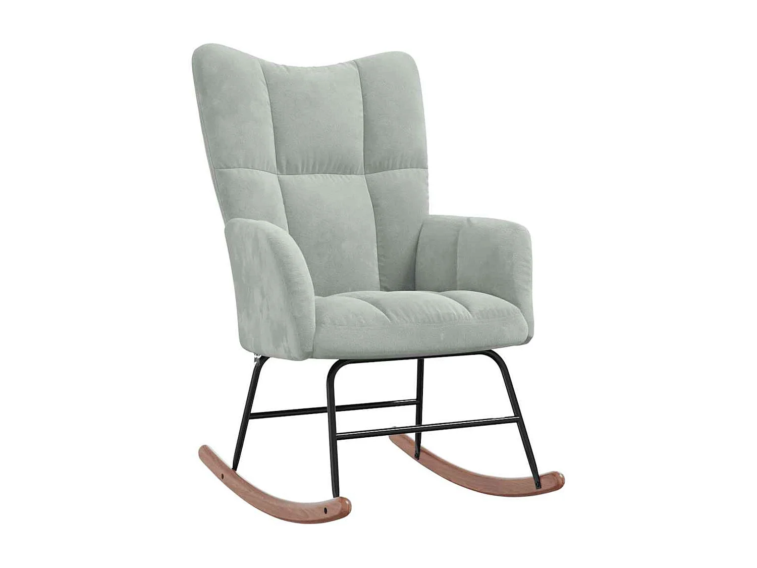 Fauteuil à bascule d'allaitement grise 61 x 78 x 98 cm DEC028788