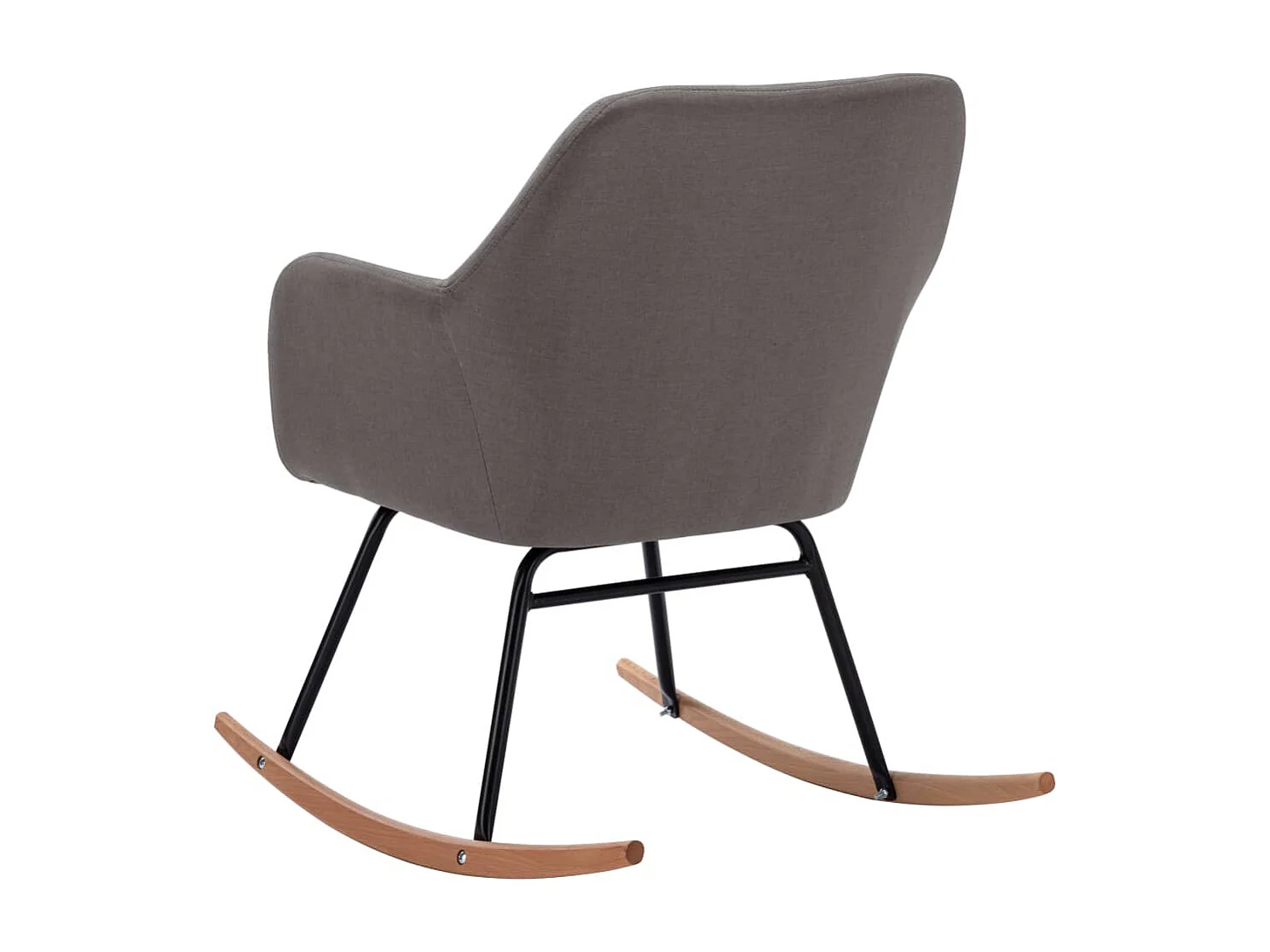 Fauteuil à bascule d'allaitement tissu grise 60 x 71 x 79 cm DEC028957