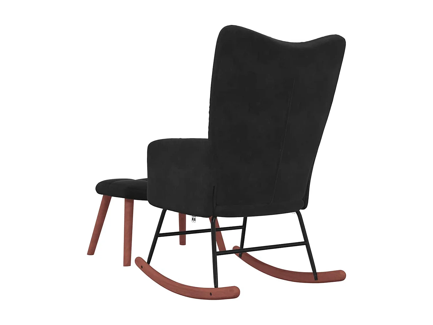 Fauteuil à bascule d'allaitement noire 61 x 78 x 98 cm DEC028834