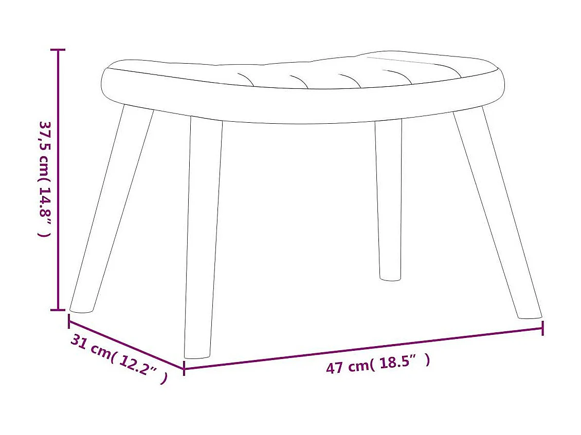 Fauteuil à bascule d'allaitement grise 61 x 78 x 98 cm DEC028789