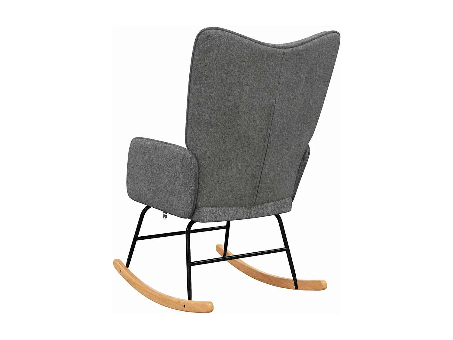Fauteuil à bascule d'allaitement tissu grise 61 x 78 x 98 cm DEC028980