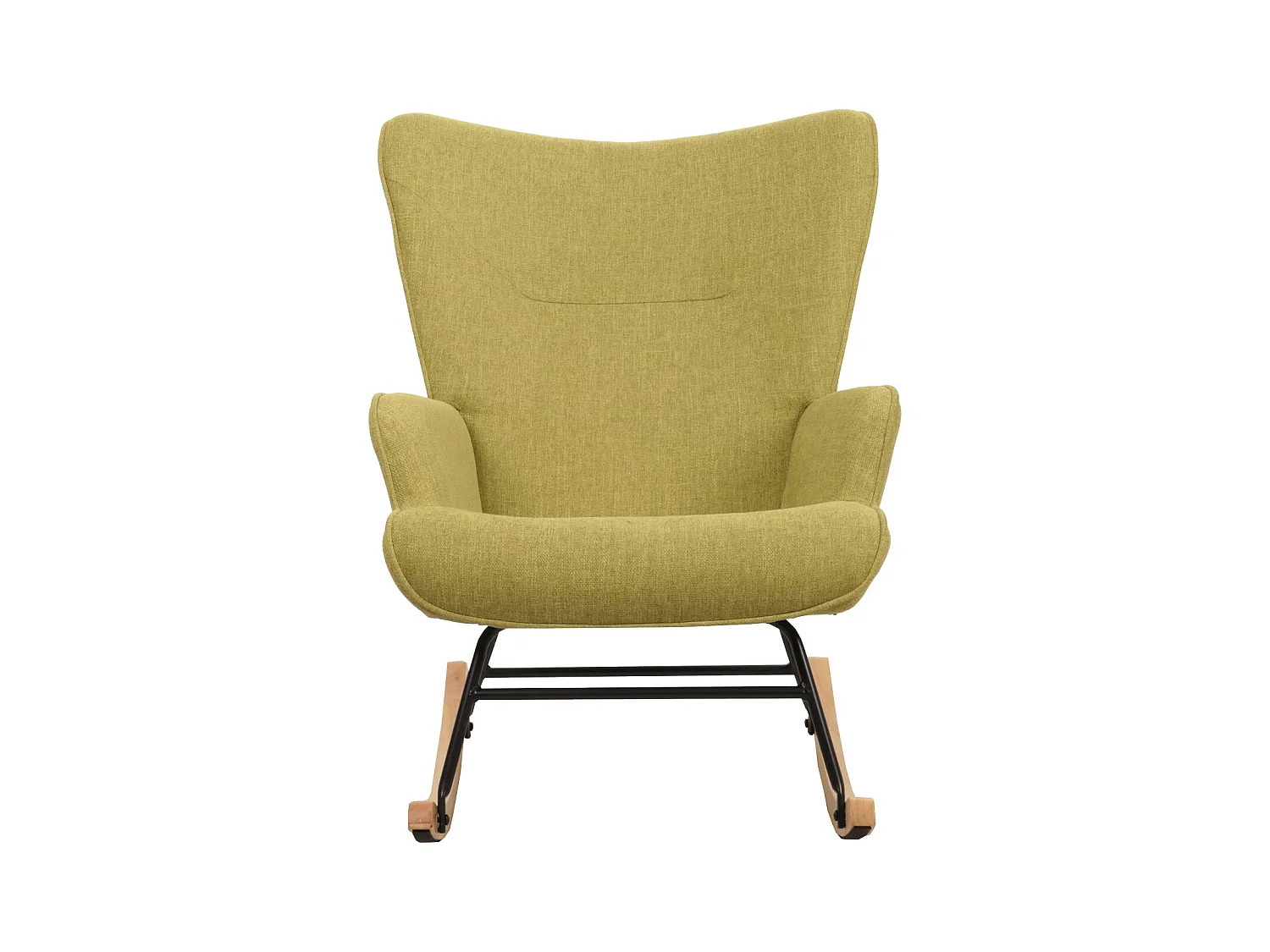 Fauteuil à bascule relaxation métal marron 70 x 33 x 70 cm 04_0006915