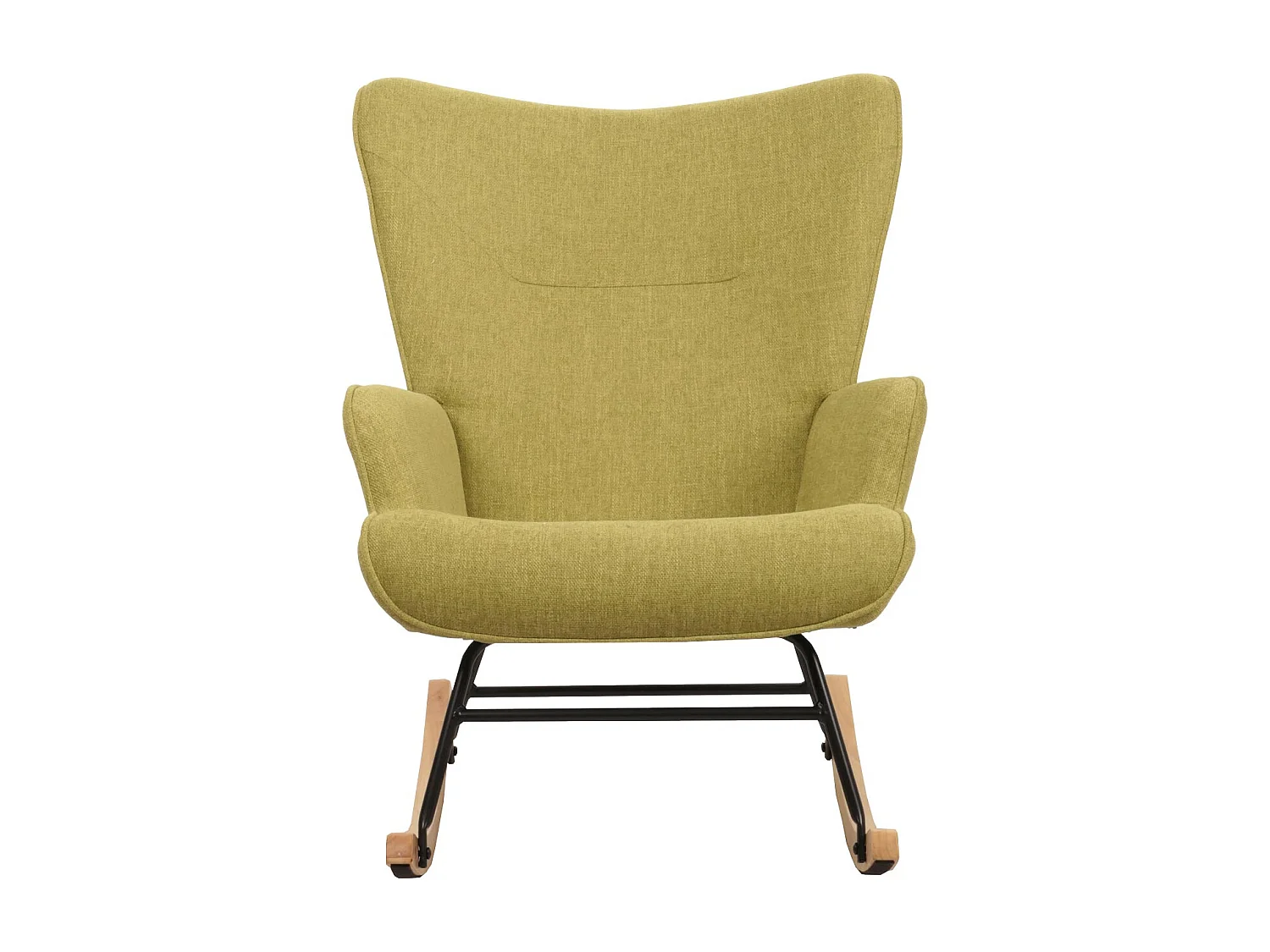 Fauteuil à bascule relaxation métal marron 70 x 33 x 70 cm 04_0006915