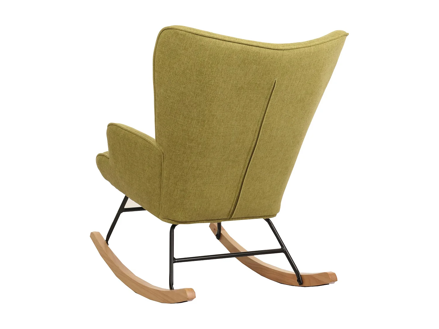 Fauteuil à bascule relaxation métal marron 70 x 33 x 70 cm 04_0006915