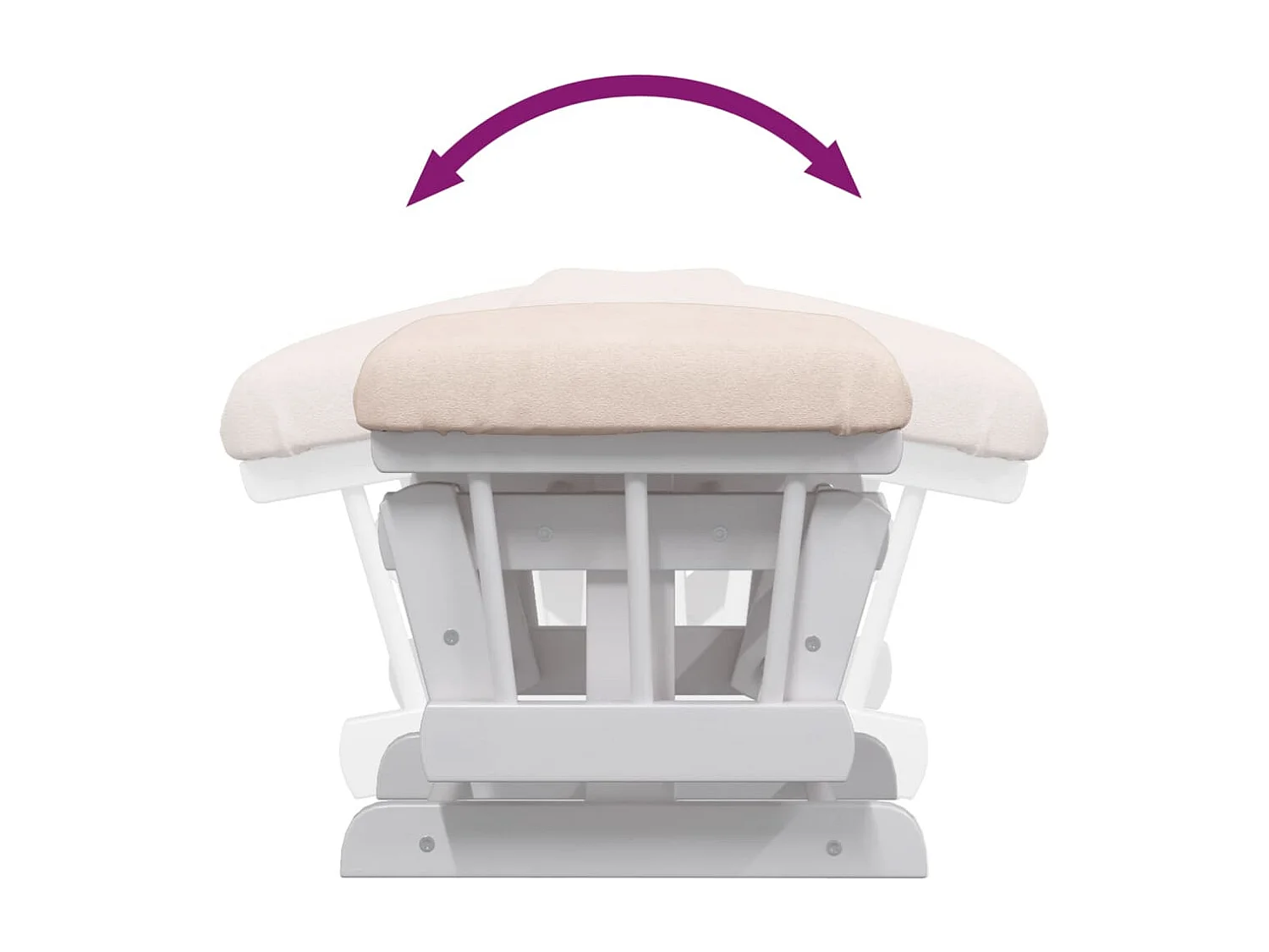 Fauteuil de relaxation chaise tissu 70 x 72 x 107 cm DEC028748