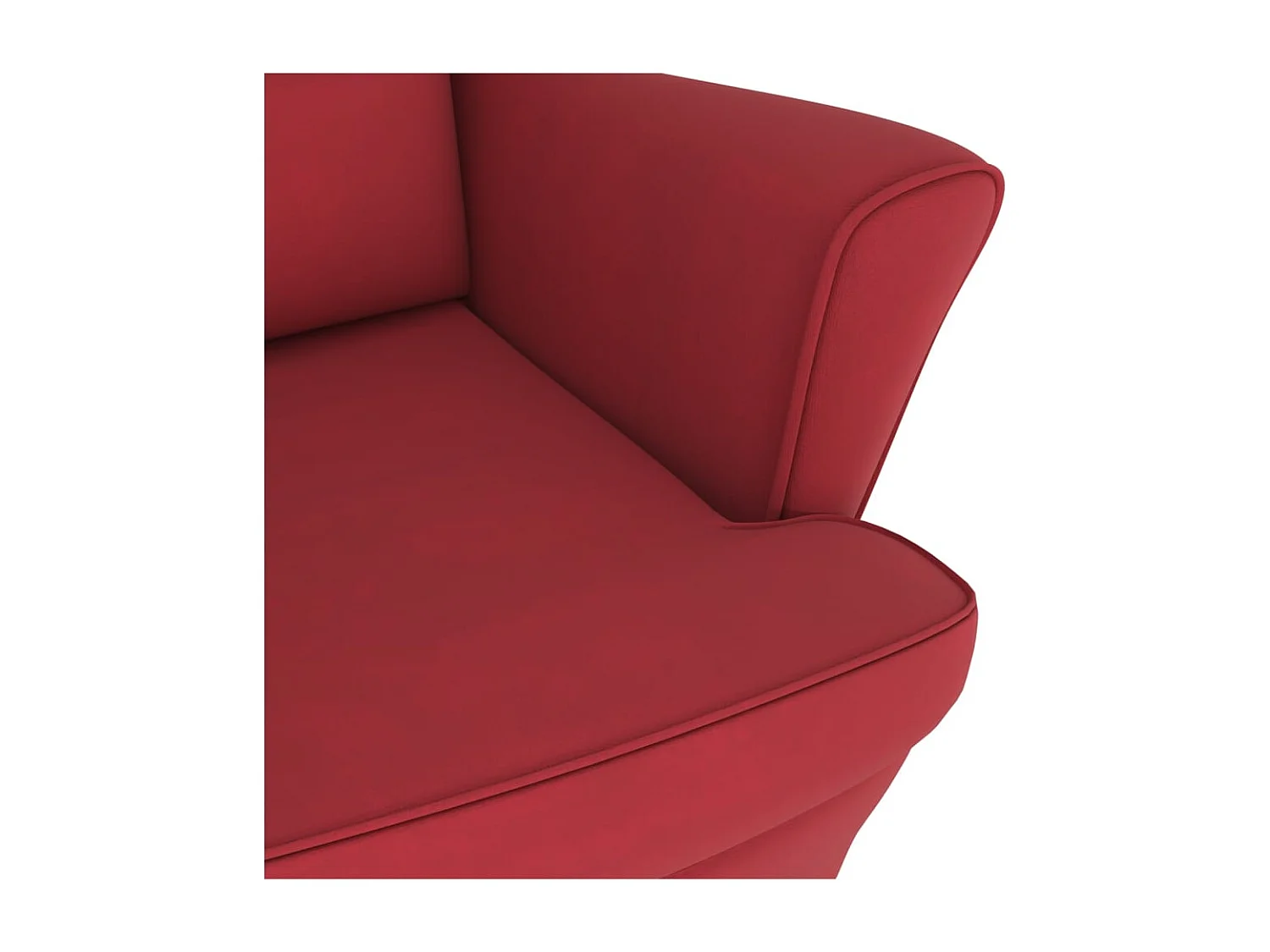 Fauteuil à bascule pieds bois marron 74 x 90 x 102 cm DEC029156