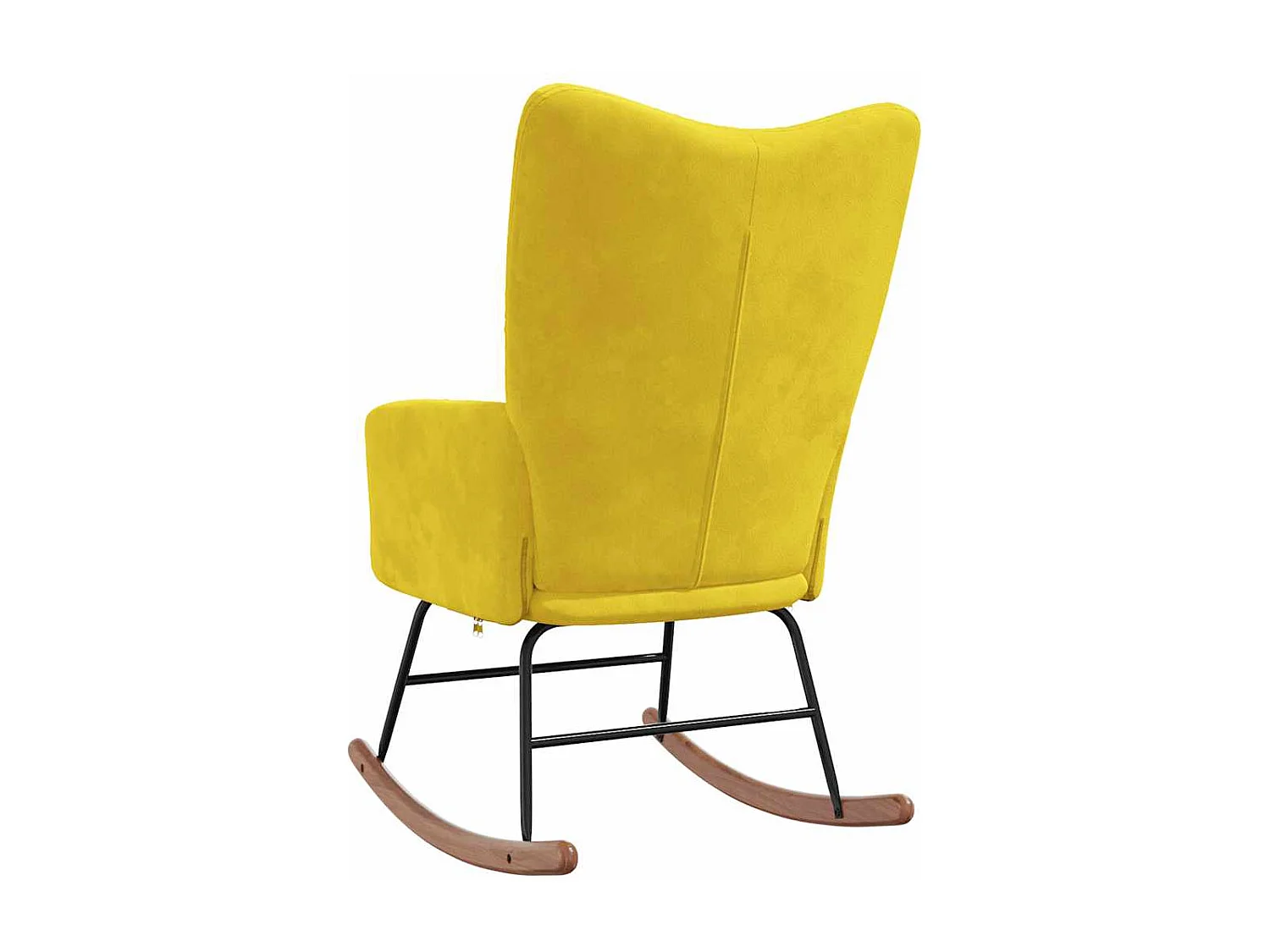 Fauteuil à bascule d'allaitement jaune 61 x 78 x 98 cm DEC029014