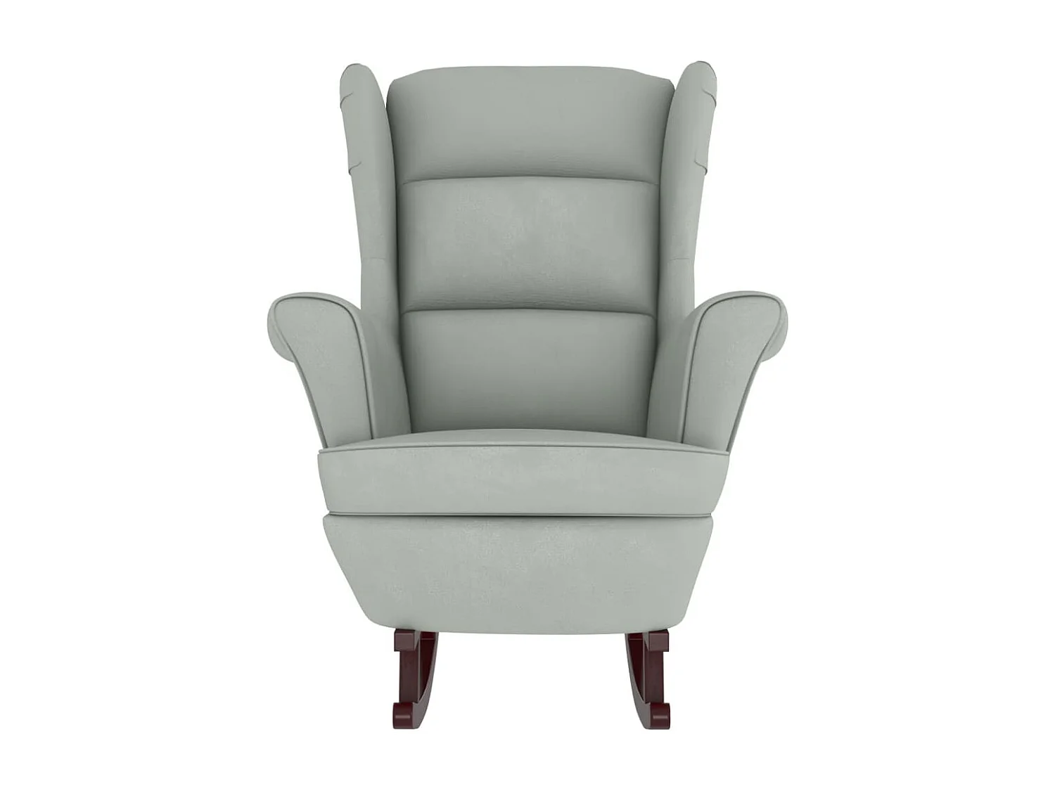 Fauteuil à bascule et bois marron 74 x 90 x 102 cm DEC029140