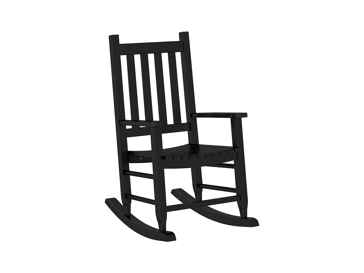 Chaise à bascule pour bois marron 49 x 66.5 x 85.5 cm DEC028936