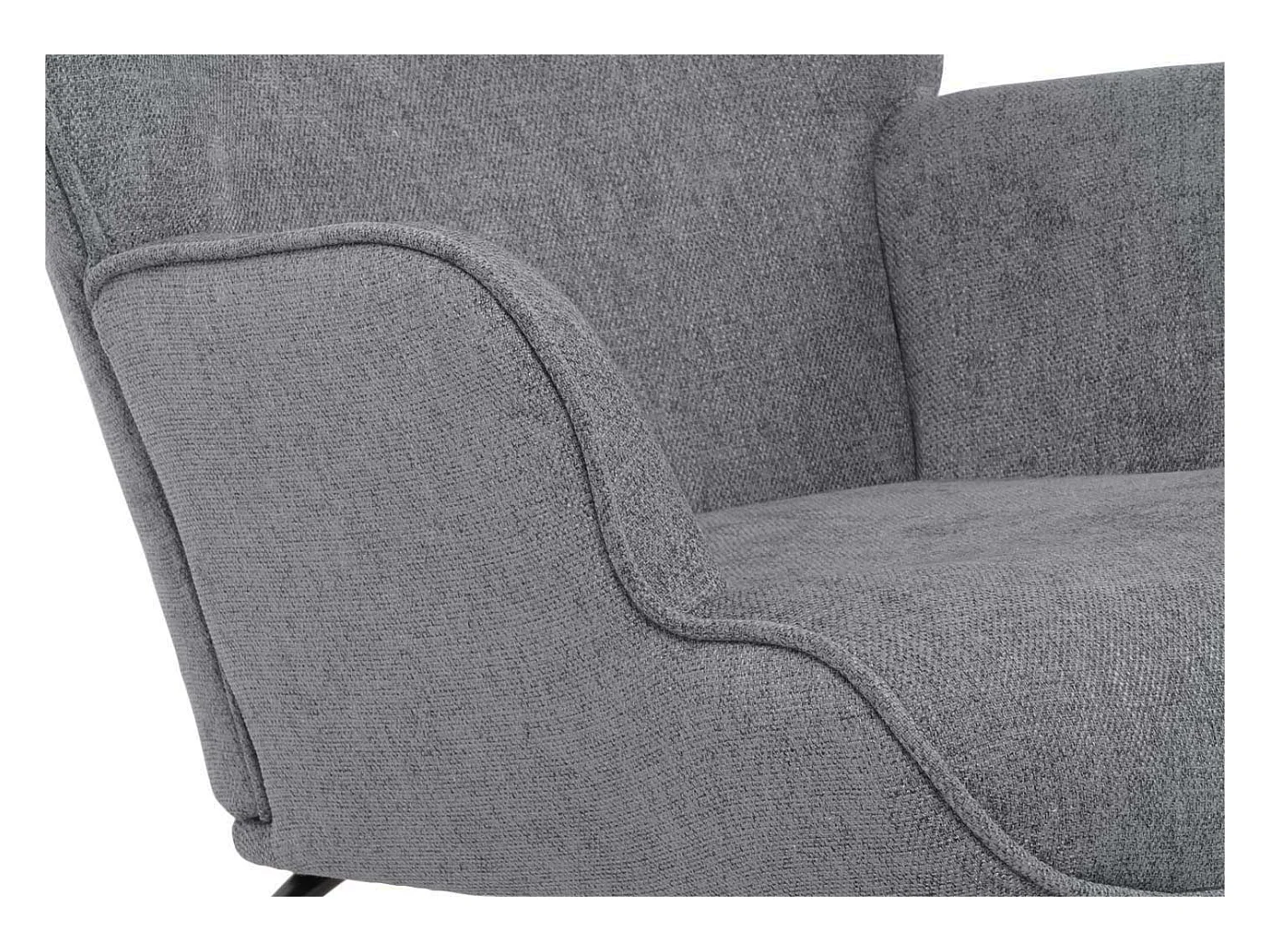 Fauteuil à bascule relaxation métal marron 70 x 33 x 70 cm 04_0006912