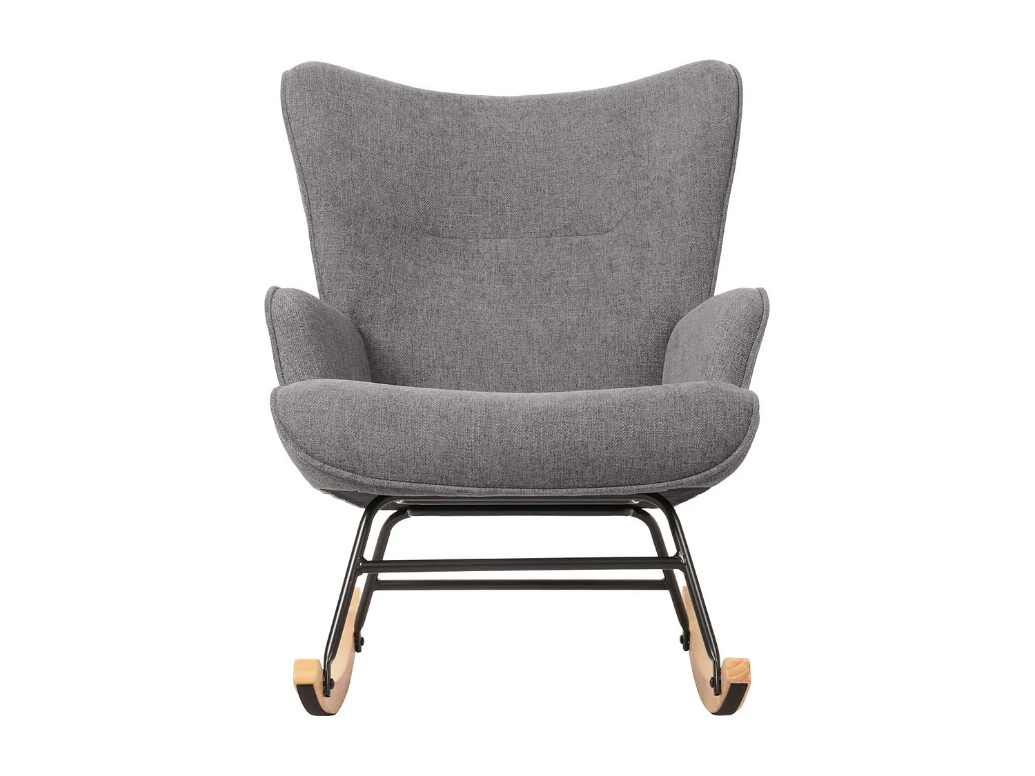 Fauteuil à bascule relaxation métal marron 70 x 33 x 70 cm 04_0006912