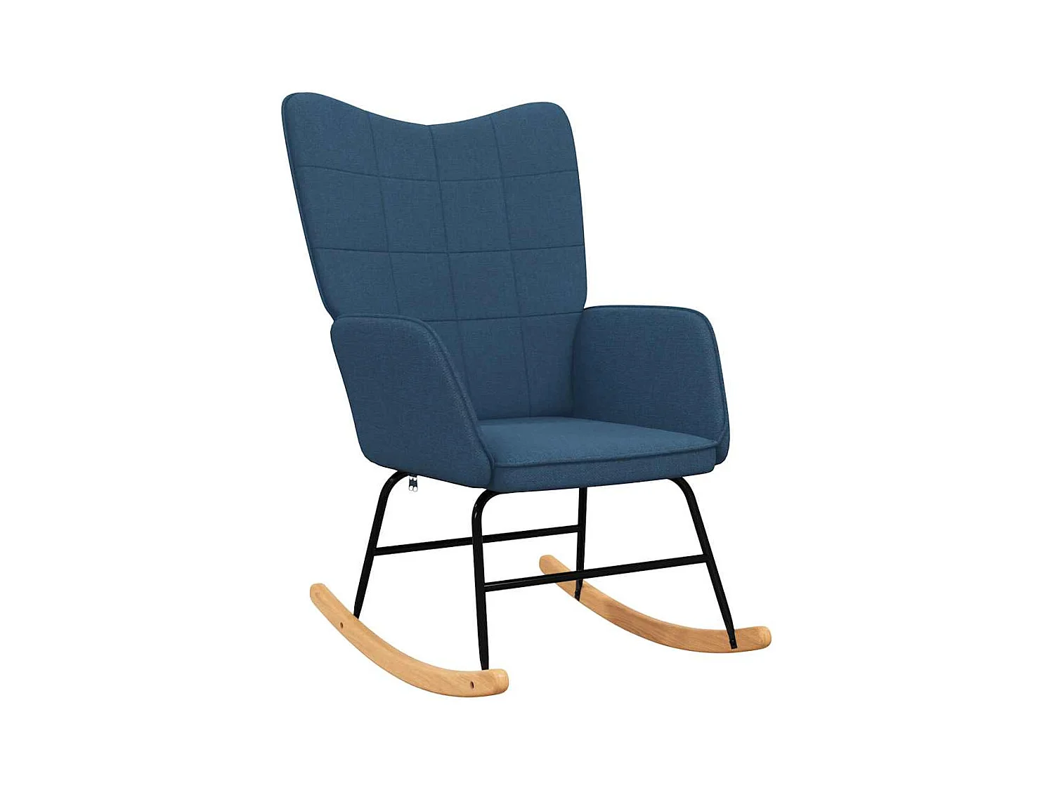 Fauteuil à bascule d'allaitement tissu bleue 61 x 78 x 98 cm DEC028899