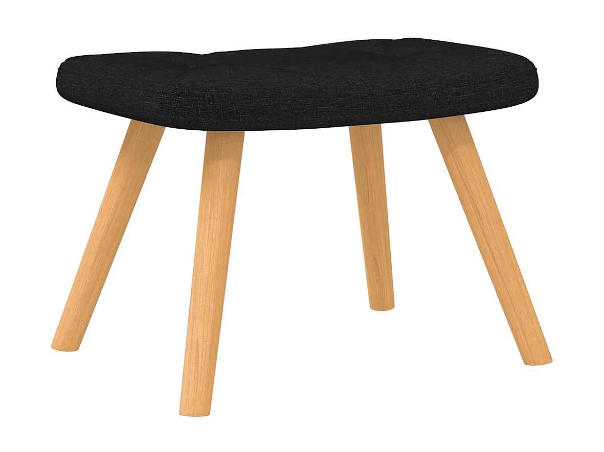 Fauteuil à bascule d'allaitement tissu noire 61 x 78 x 98 cm DEC028829