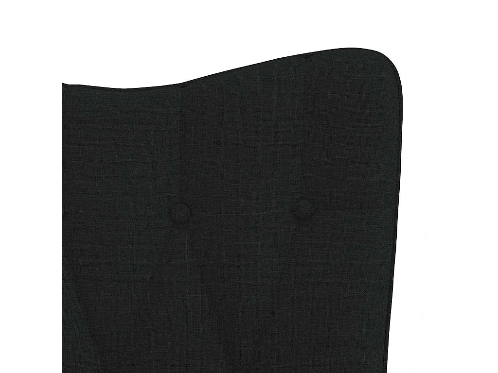Fauteuil à bascule d'allaitement tissu noire 61 x 78 x 98 cm DEC028829
