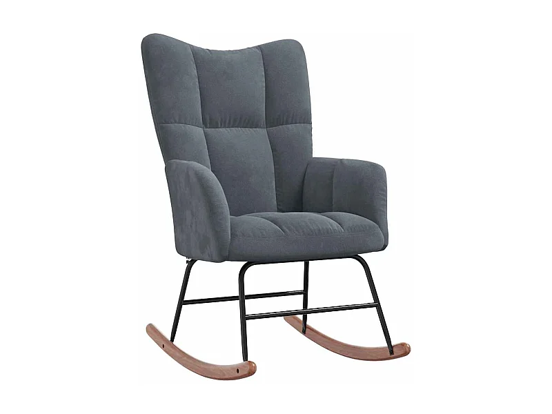 Fauteuil à bascule d'allaitement grise 61 x 78 x 98 cm DEC028995