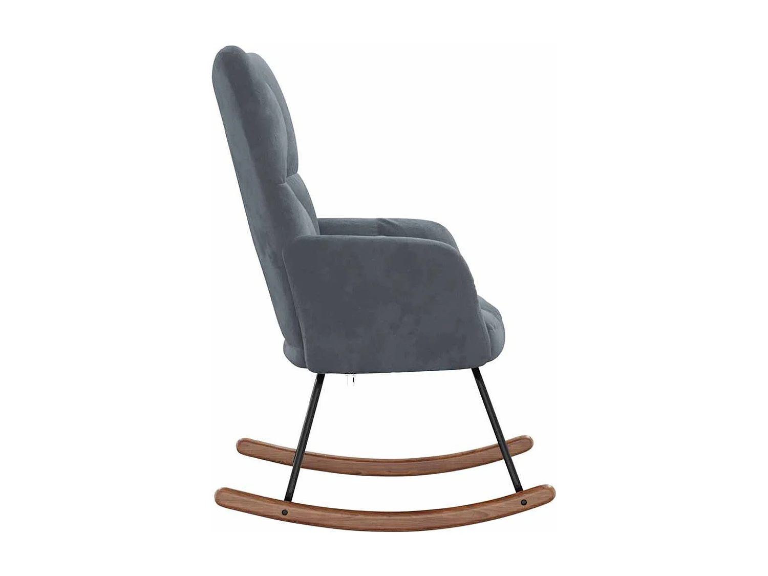 Fauteuil à bascule d'allaitement grise 61 x 78 x 98 cm DEC028995