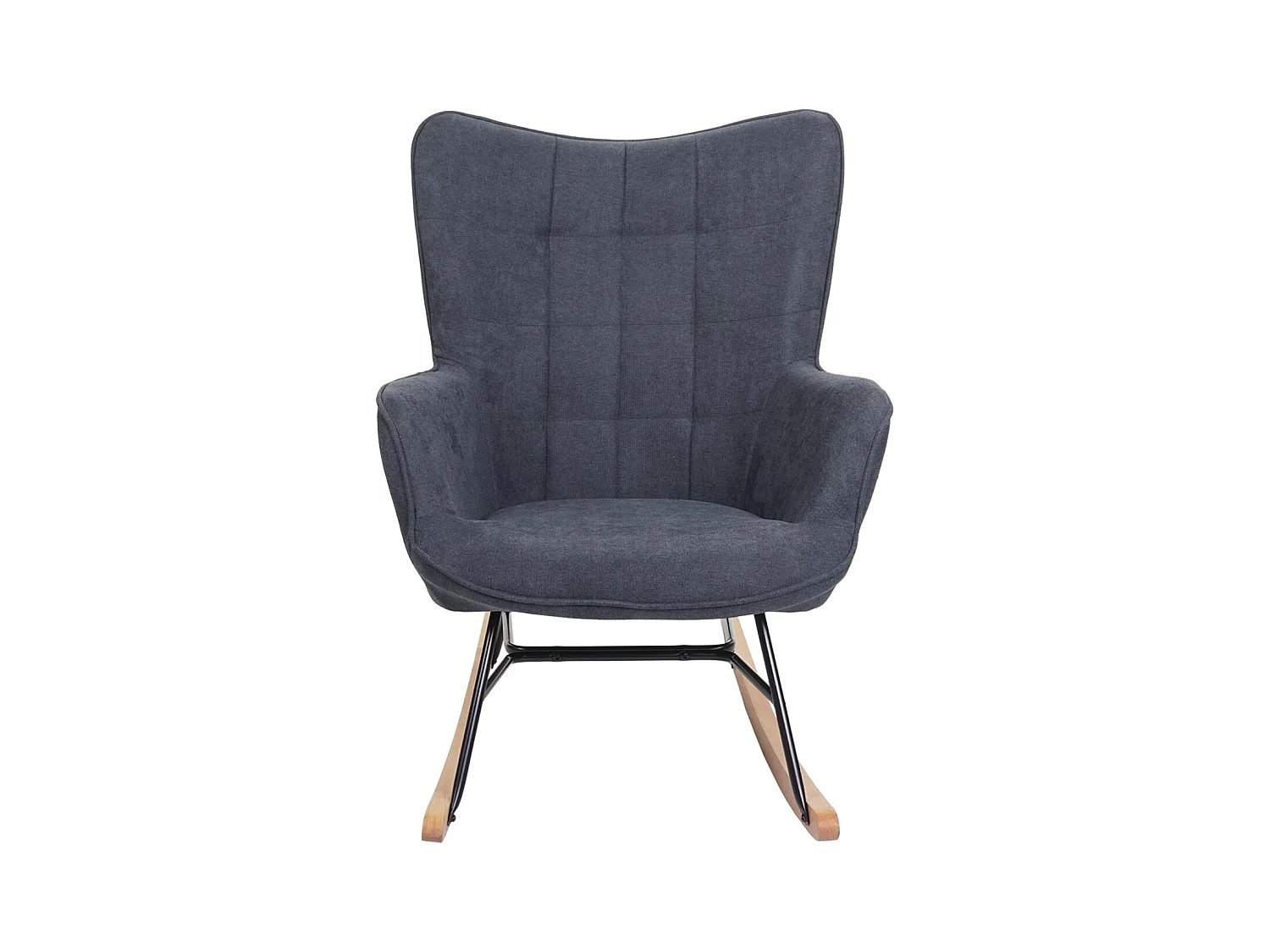 Fauteuil à bascule chaise tissu 64 x 49 x 72 cm 04_0006901