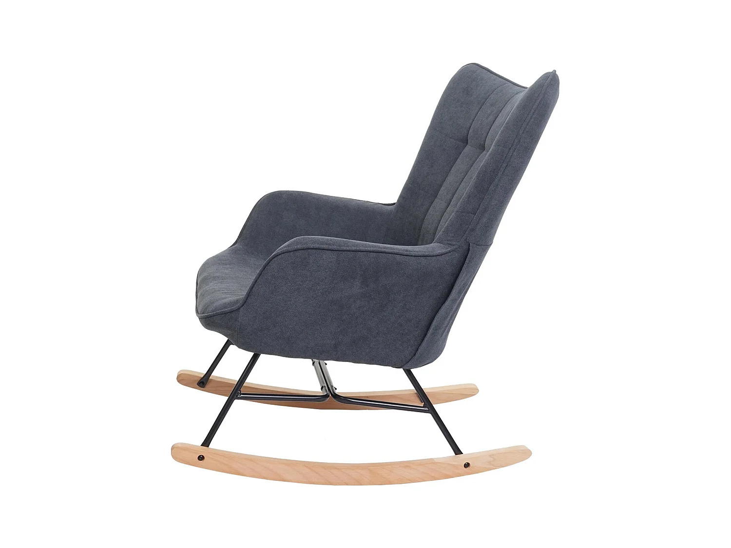 Fauteuil à bascule chaise tissu 64 x 49 x 72 cm 04_0006901