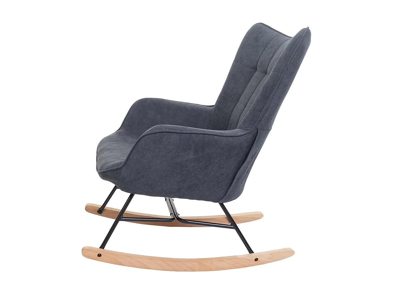 Fauteuil à bascule chaise tissu 64 x 49 x 72 cm 04_0006901