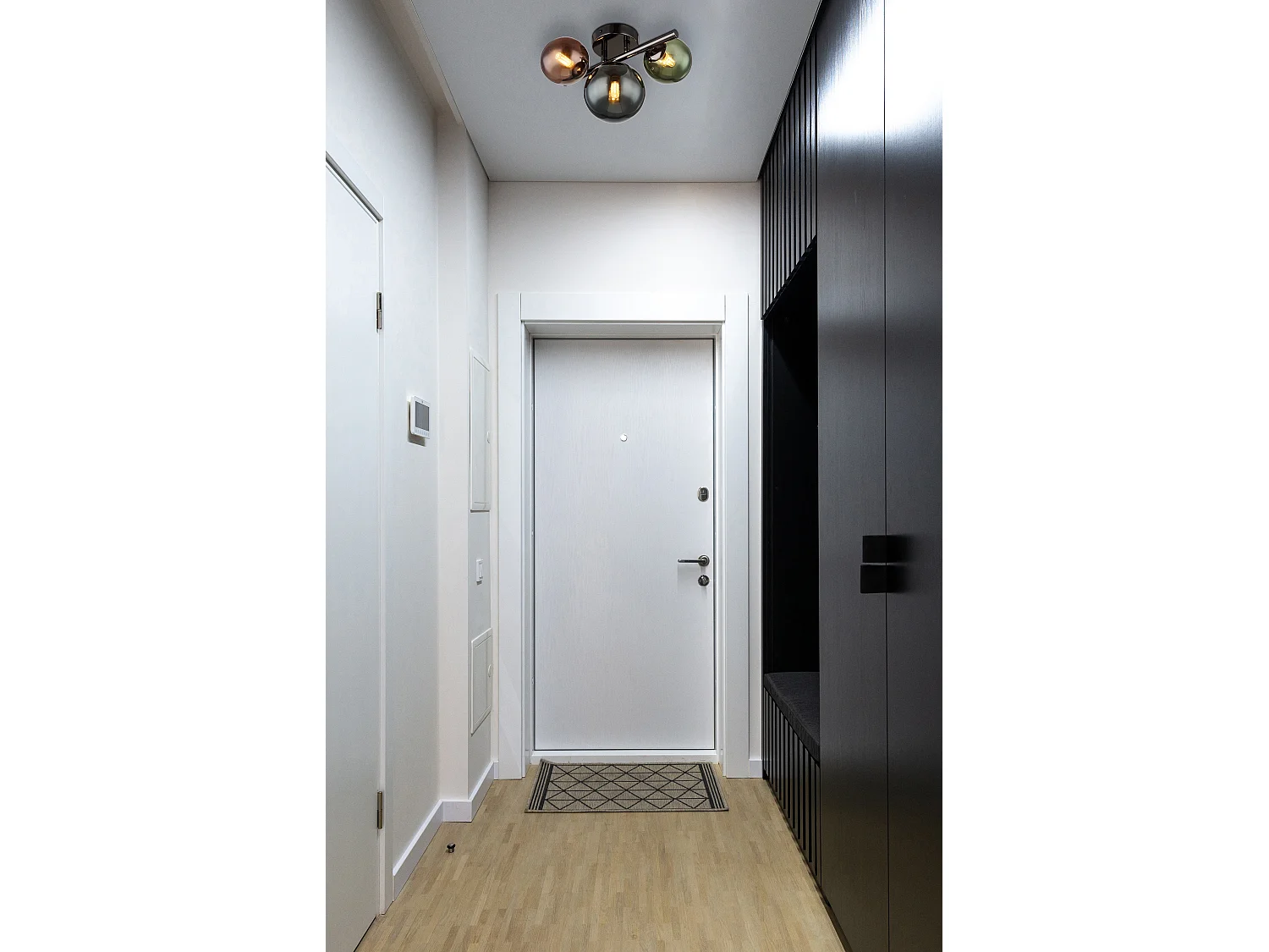 Deckenleuchte Metall grau matt, 3x G9 LED