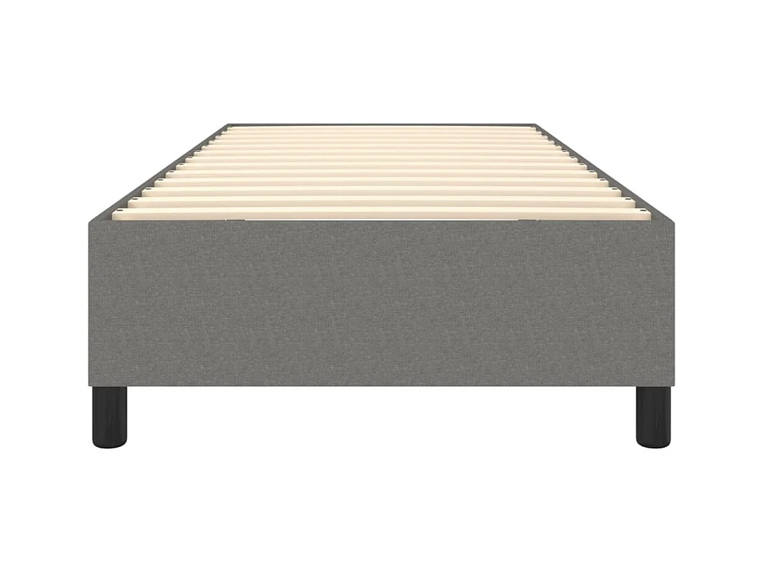 Sommier à lattes sur tissu grise 203 x 100 x 35 cm TDL0207149