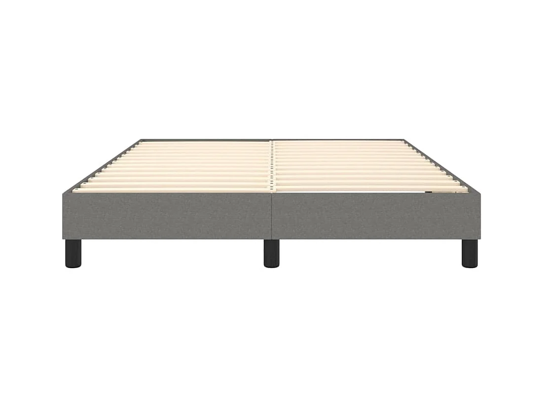 Sommier à lattes sur tissu grise 203 x 140 x 25 cm TDL0207132
