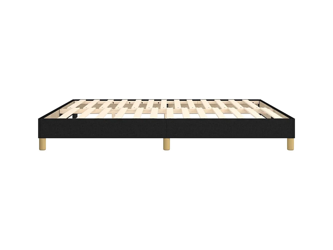 Sommier à lattes sur tissu noire 203 x 160 x 25 cm TDL0207007