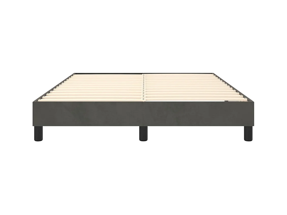 Sommier à lattes sur tissu grise 203 x 140 x 25 cm TDL0207130