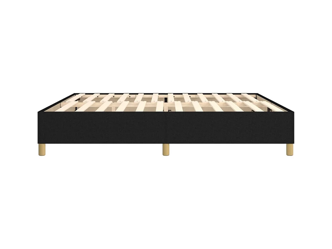 Sommier à lattes sur tissu noire 203 x 200 x 35 cm TDL0206993