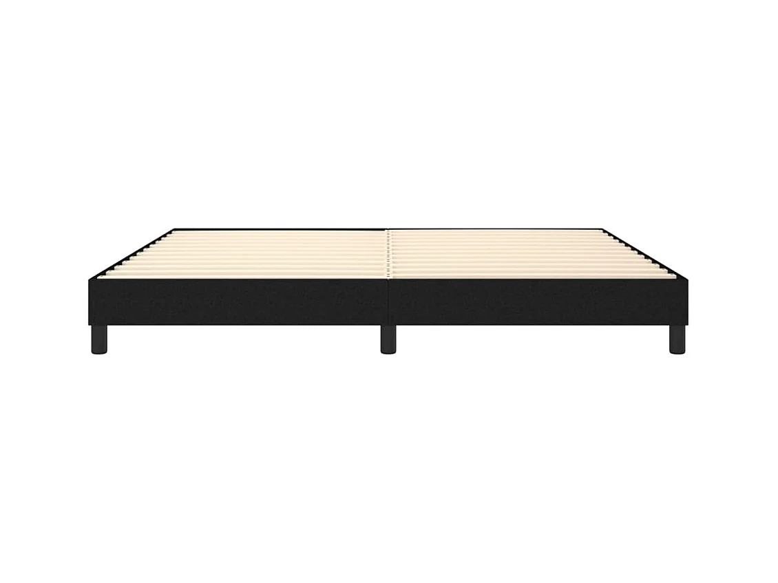Sommier à lattes sur tissu noire 203 x 200 x 25 cm TDL0206990