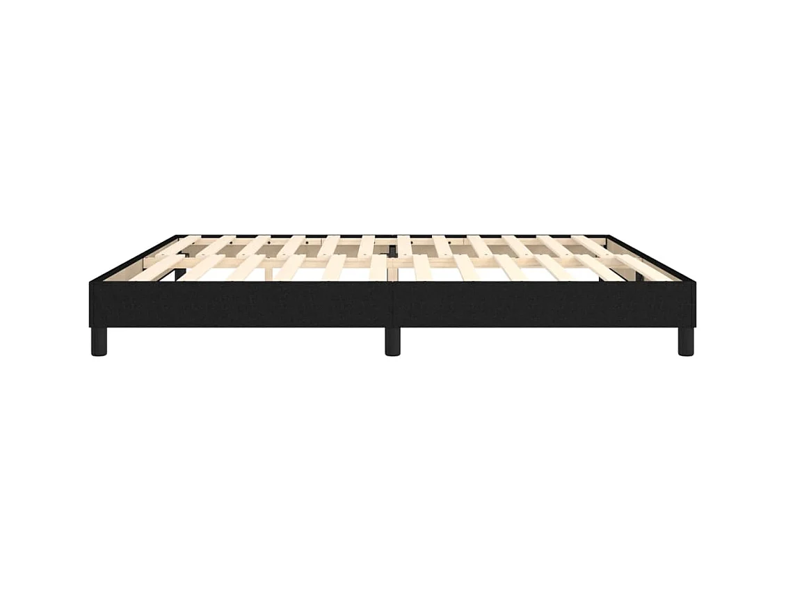 Sommier à lattes sur tissu noire 203 x 200 x 25 cm TDL0206990