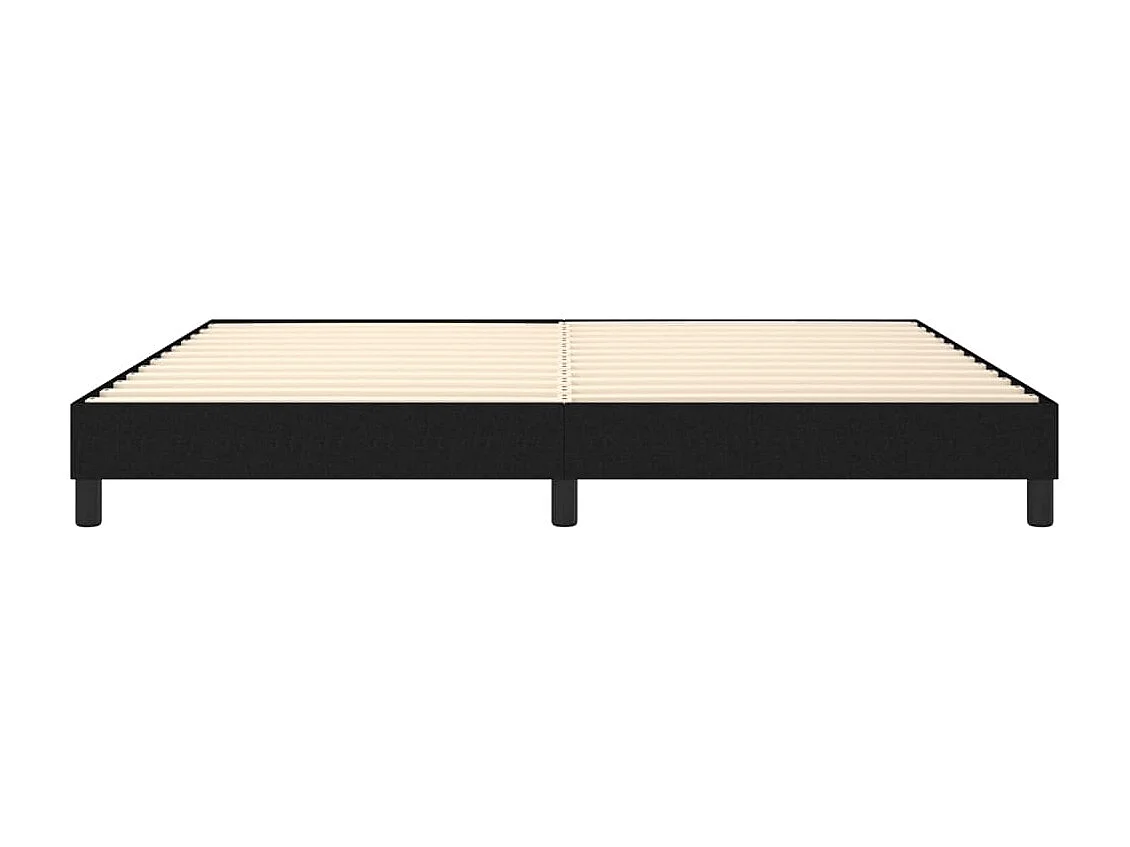 Sommier à lattes sur tissu noire 203 x 200 x 25 cm TDL0206990