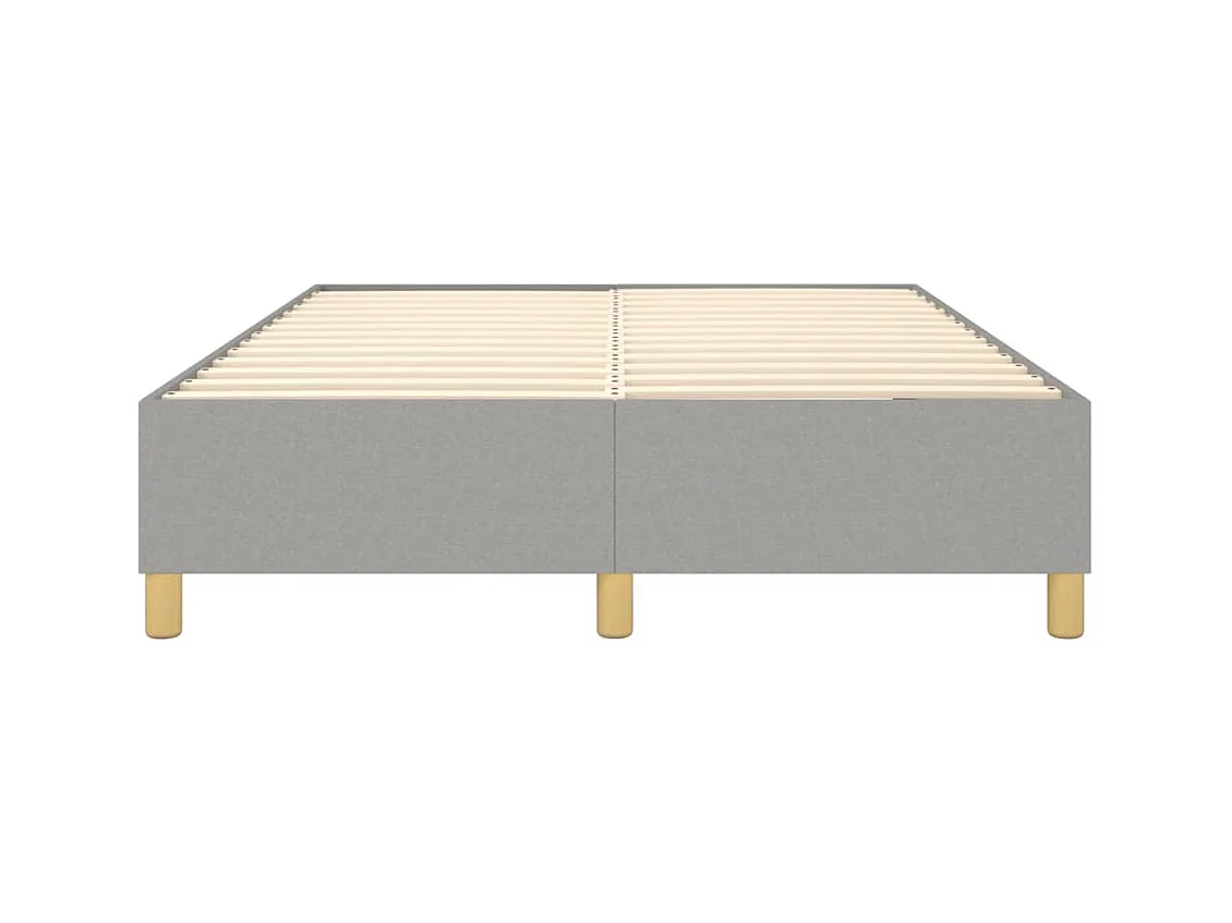 Sommier à lattes sur tissu grise 203 x 140 x 35 cm TDL0207191