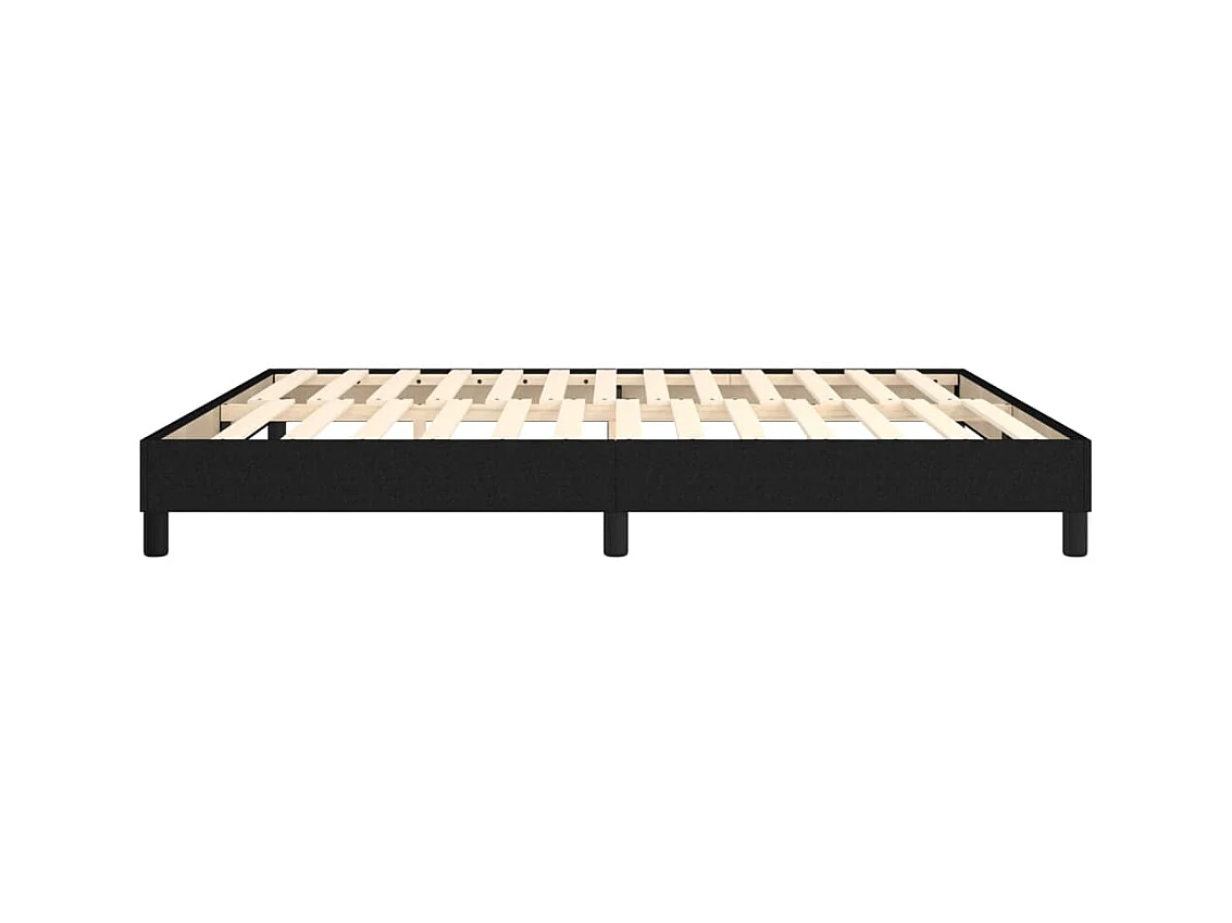 Sommier à lattes sur tissu noire 203 x 160 x 25 cm TDL0207009