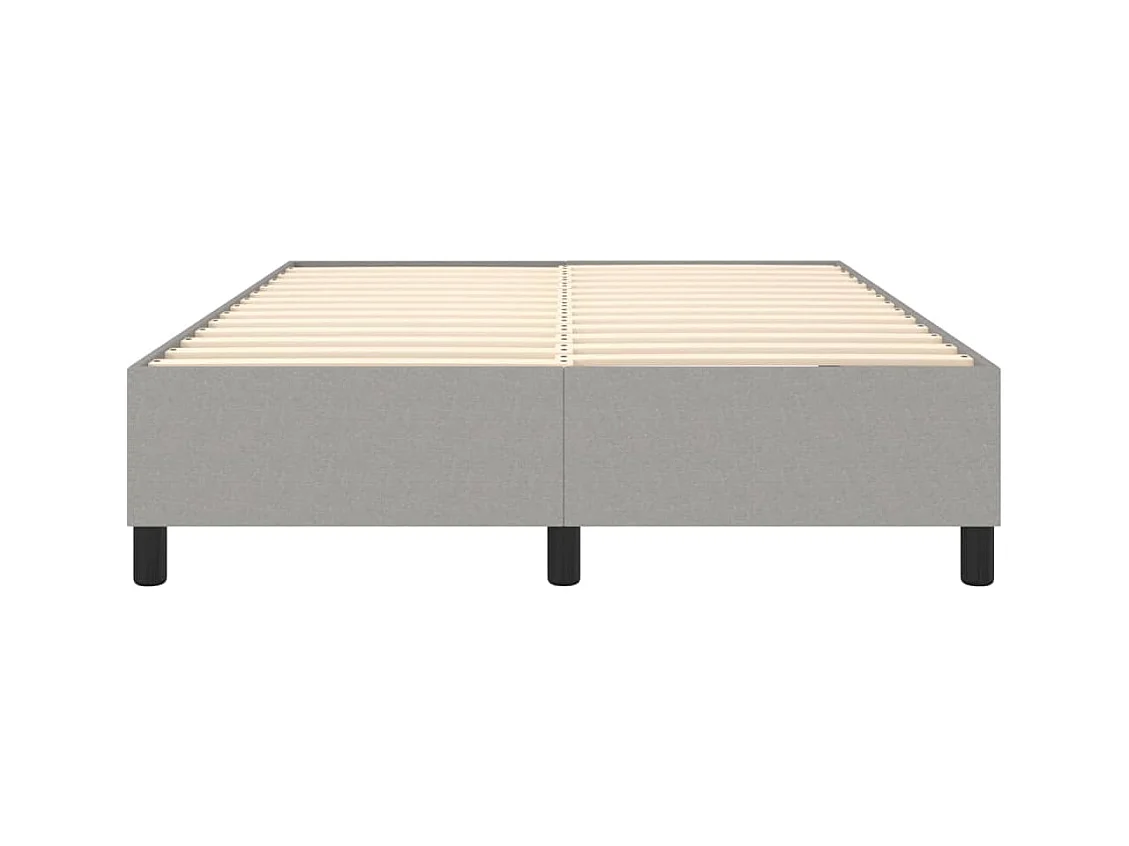 Sommier à lattes sur tissu grise 193 x 140 x 35 cm TDL0207200