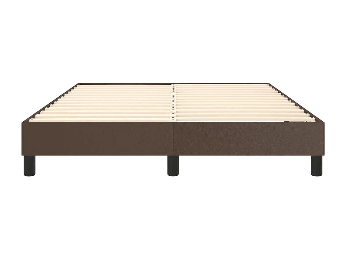 Sommier à lattes sur marron 203 x 140 x 25 cm TDL0207086