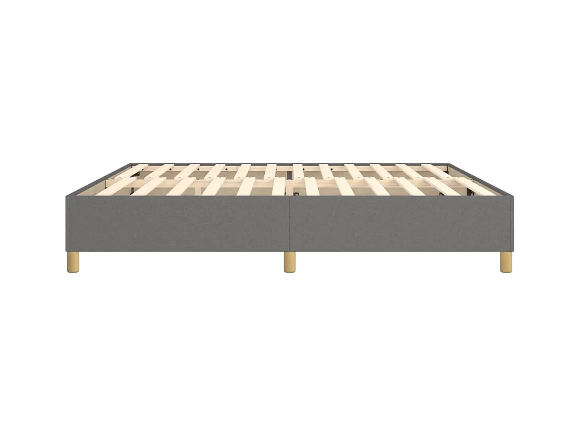 Sommier à lattes sur tissu grise 203 x 200 x 35 cm TDL0207116