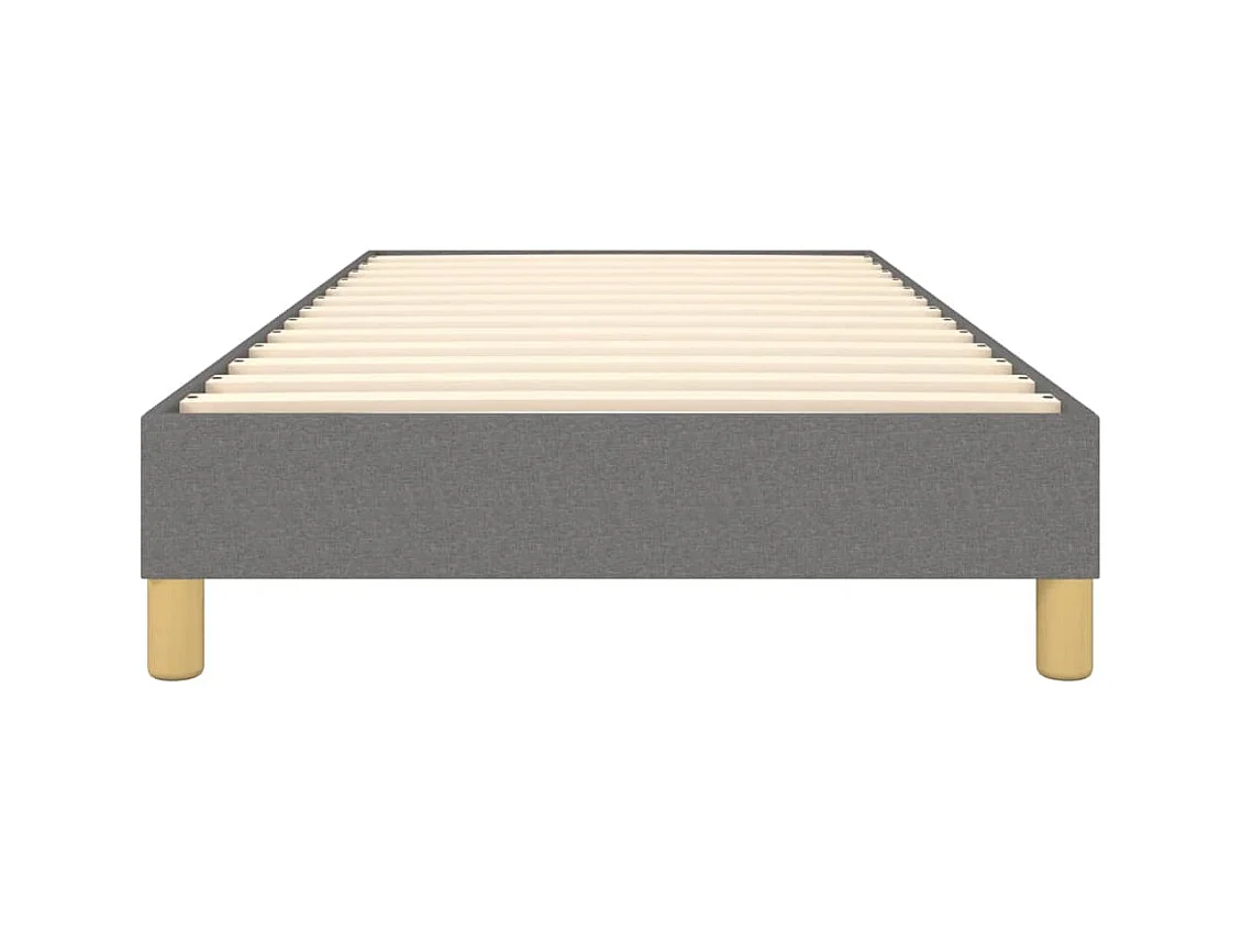 Sommier à lattes sur tissu grise 203 x 100 x 25 cm TDL0207152