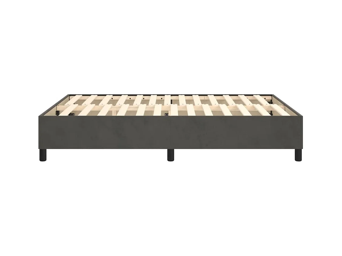 Sommier à lattes sur tissu grise 193 x 140 x 35 cm TDL0207136