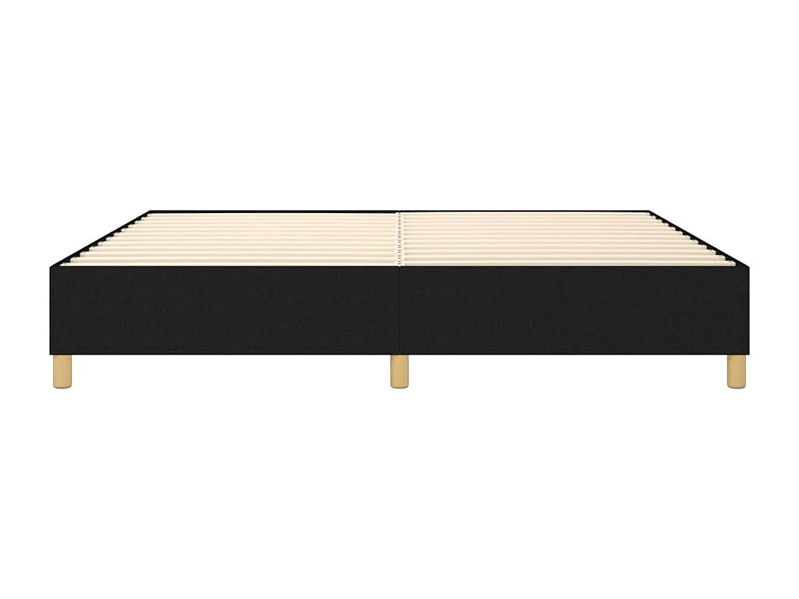 Sommier à lattes sur tissu noire 193 x 140 x 35 cm TDL0207022