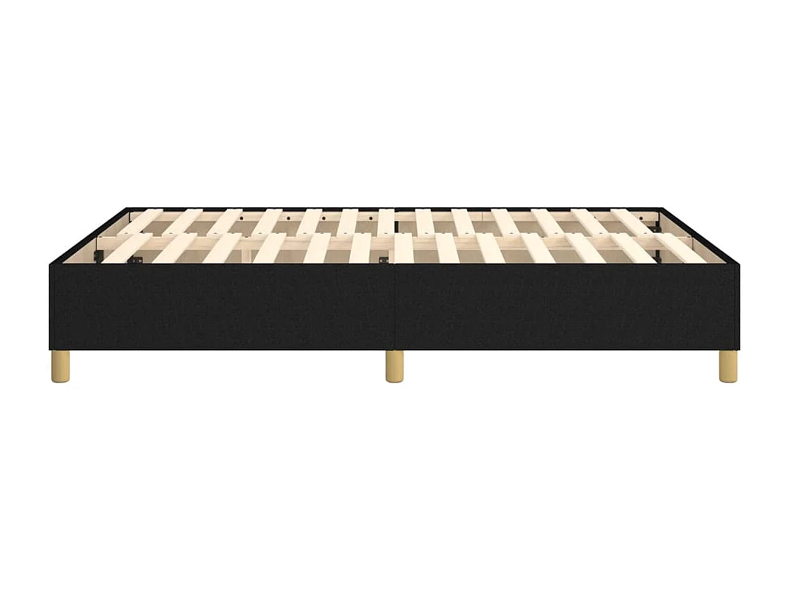 Sommier à lattes sur tissu noire 193 x 140 x 35 cm TDL0207022