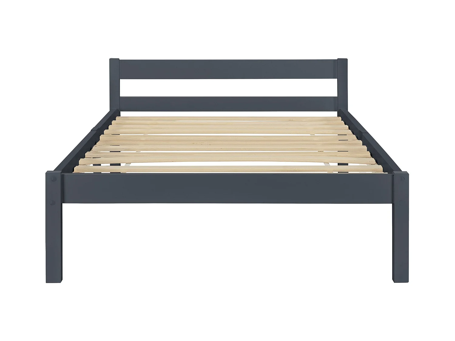 Cadre de lit avec grise 206 x 96 x 50 cm 03_0004986