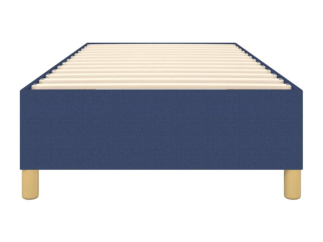 Sommier à lattes sur tissu bleue 203 x 100 x 35 cm TDL0207350