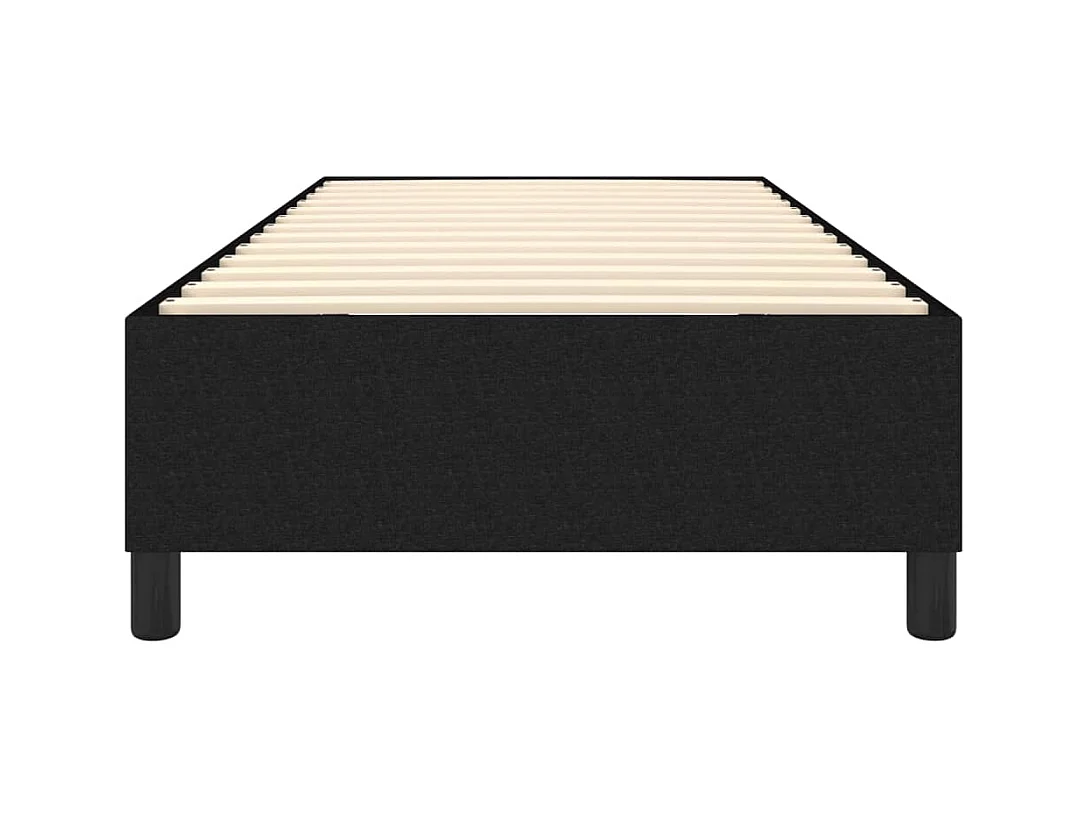 Sommier à lattes sur tissu noire 203 x 100 x 35 cm TDL0207040