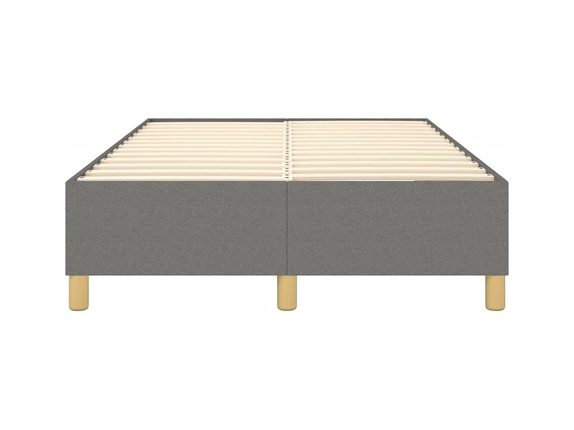 Sommier à lattes sur tissu grise 203 x 120 x 35 cm TDL0207145