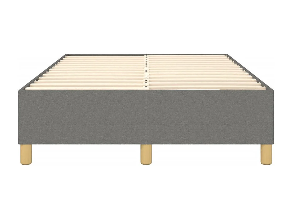 Sommier à lattes sur tissu grise 203 x 120 x 35 cm TDL0207145