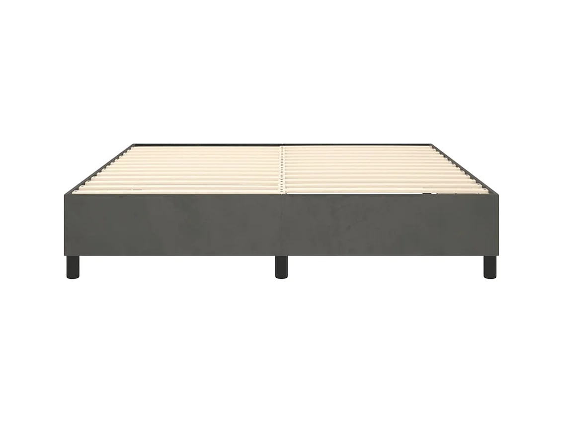 Sommier à lattes sur tissu grise 203 x 200 x 35 cm TDL0207111